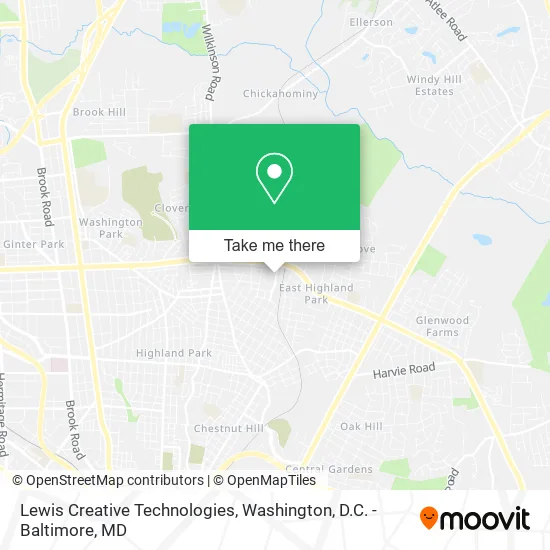 Lewis Creative Technologies map