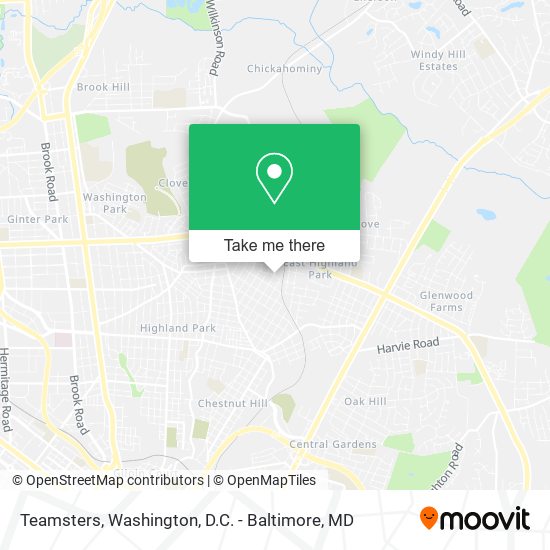Teamsters map