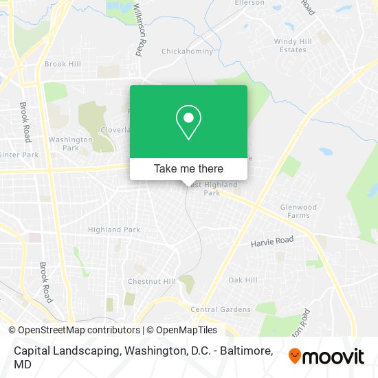 Mapa de Capital Landscaping