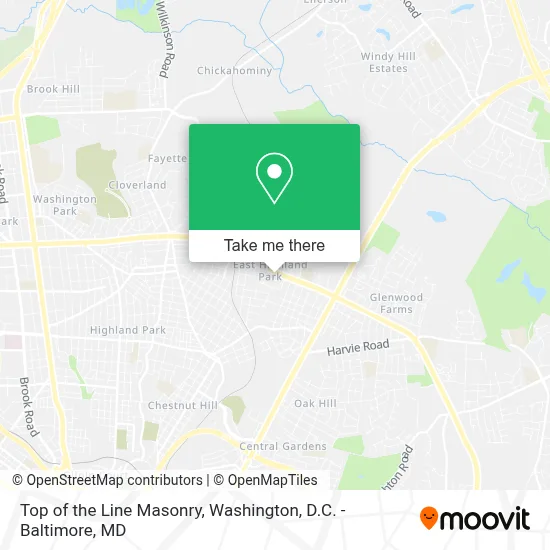 Top of the Line Masonry map