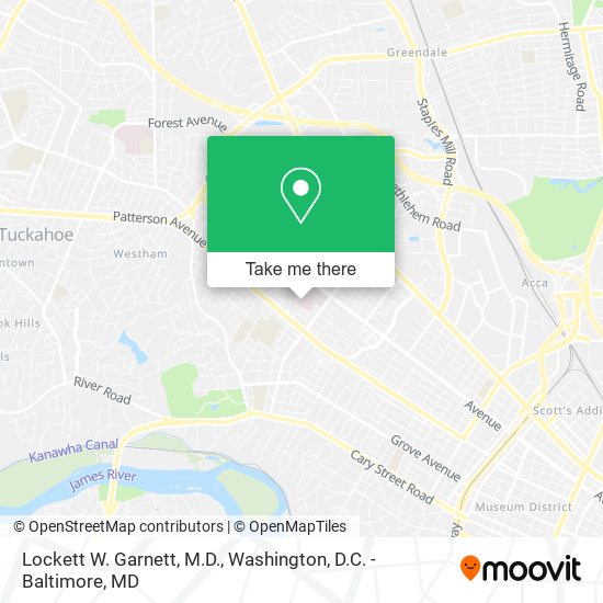 Mapa de Lockett W. Garnett, M.D.