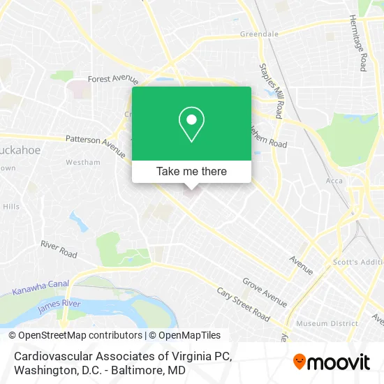 Cardiovascular Associates of Virginia PC map