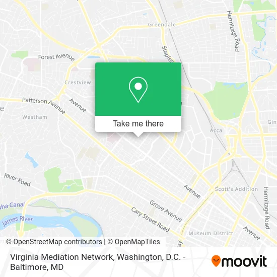Virginia Mediation Network map
