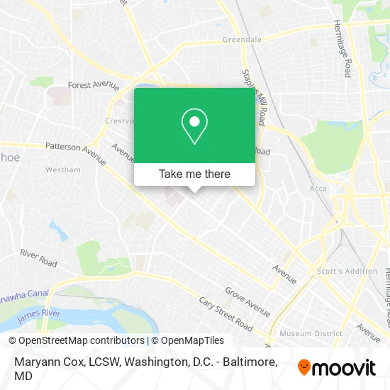 Maryann Cox, LCSW map