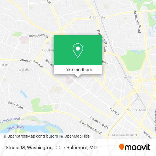 Studio M map