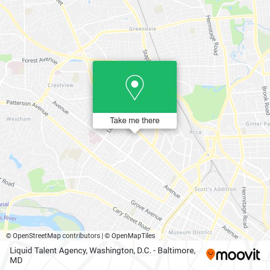 Liquid Talent Agency map