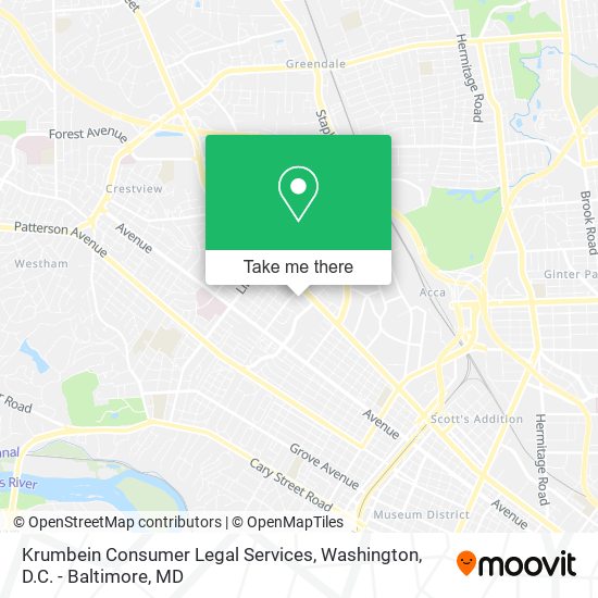 Mapa de Krumbein Consumer Legal Services