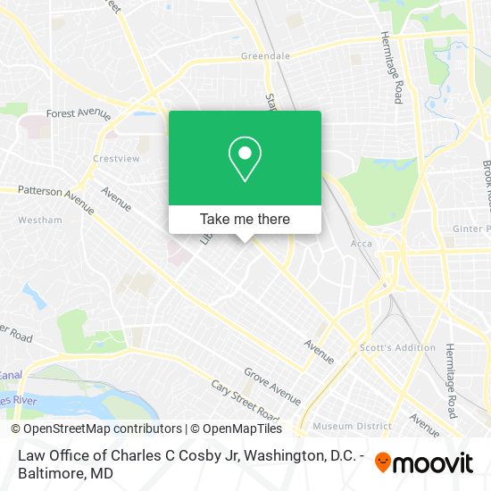 Law Office of Charles C Cosby Jr map
