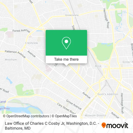 Law Office of Charles C Cosby Jr map