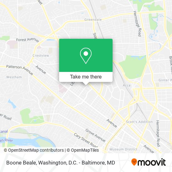 Boone Beale map