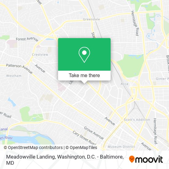Meadowville Landing map