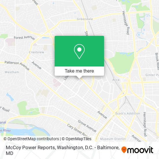 McCoy Power Reports map