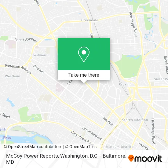 McCoy Power Reports map