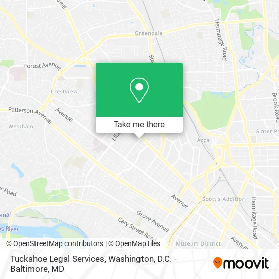 Tuckahoe Legal Services map