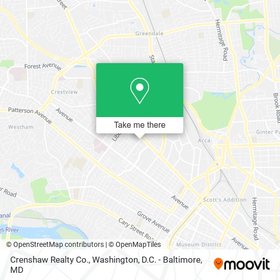 Crenshaw Realty Co. map