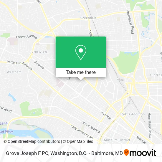 Grove Joseph F PC map