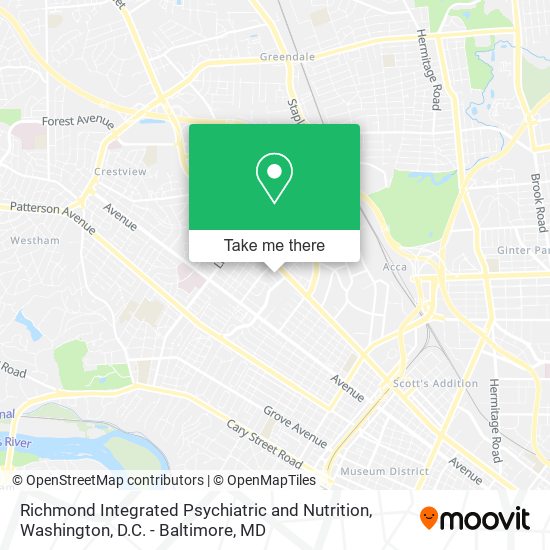 Mapa de Richmond Integrated Psychiatric and Nutrition