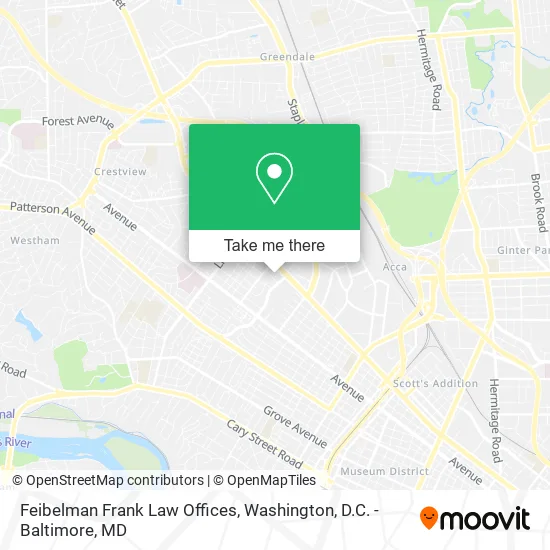 Mapa de Feibelman Frank Law Offices