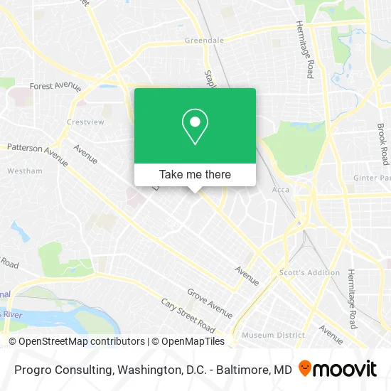 Progro Consulting map