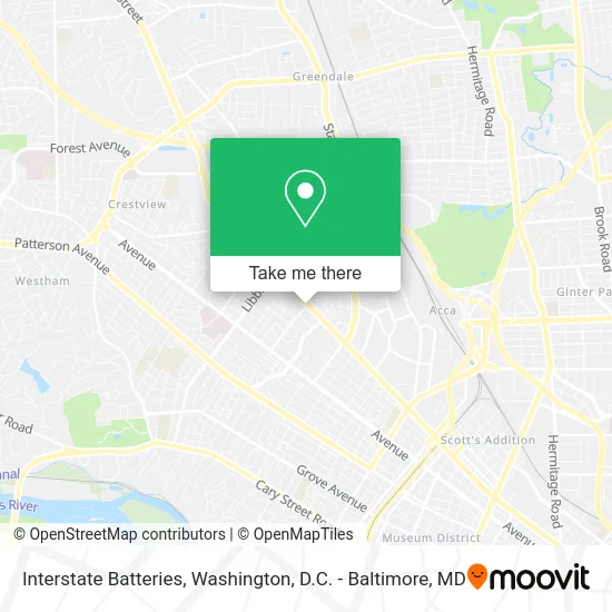 Interstate Batteries map