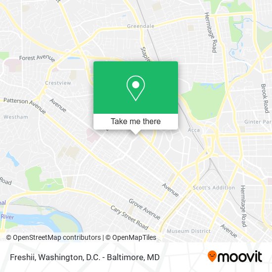 Mapa de Freshii