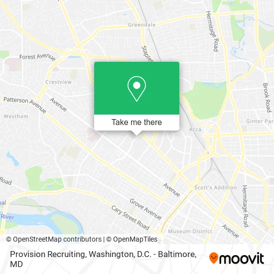 Provision Recruiting map
