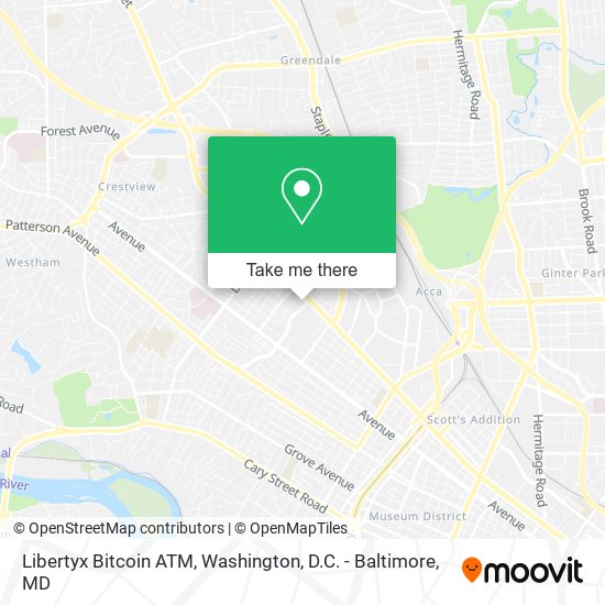 Libertyx Bitcoin ATM map