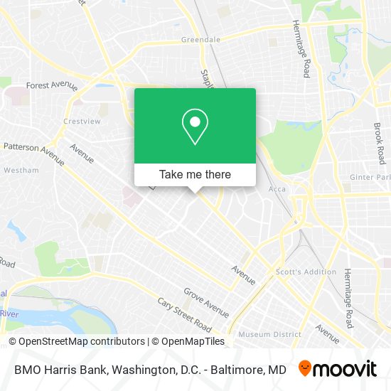 BMO Harris Bank map