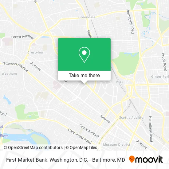 First Market Bank map