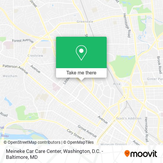 Mapa de Meineke Car Care Center