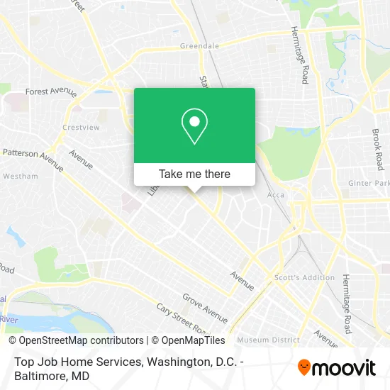 Top Job Home Services map