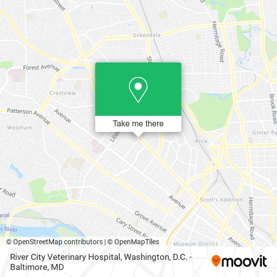 River City Veterinary Hospital map
