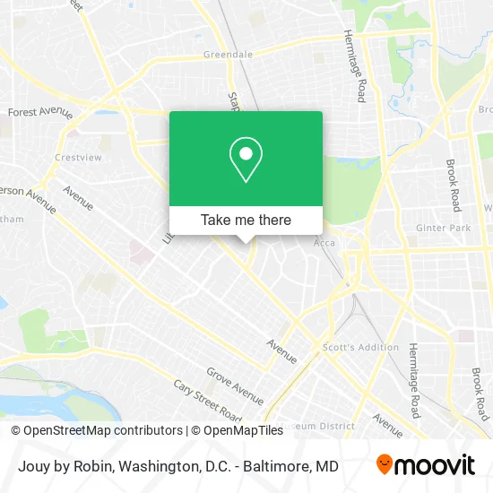 Jouy by Robin map