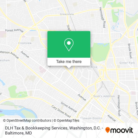 Mapa de DLH Tax & Bookkeeping Services