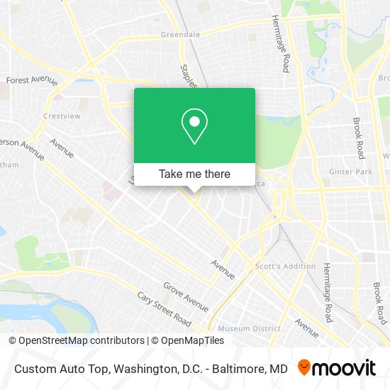 Custom Auto Top map