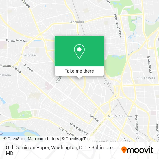 Old Dominion Paper map