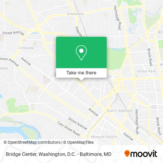 Bridge Center map