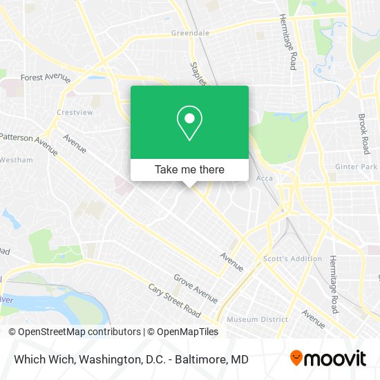 Which Wich map