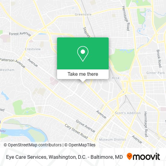 Mapa de Eye Care Services