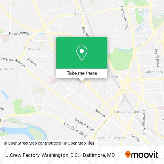 J.Crew Factory map