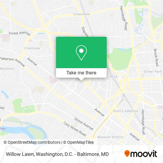Mapa de Willow Lawn