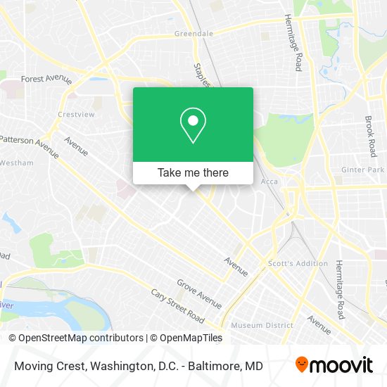 Moving Crest map