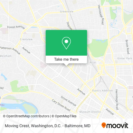 Moving Crest map