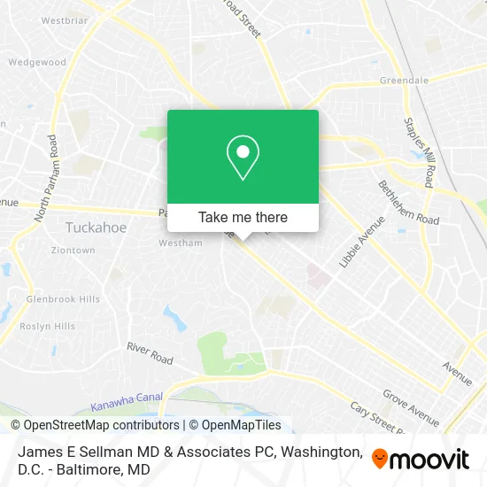 James E Sellman MD & Associates PC map