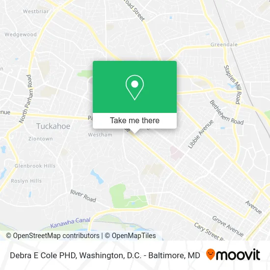 Debra E Cole PHD map