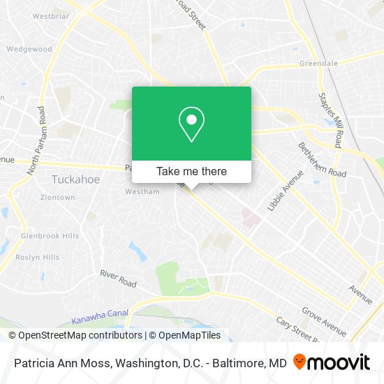 Mapa de Patricia Ann Moss