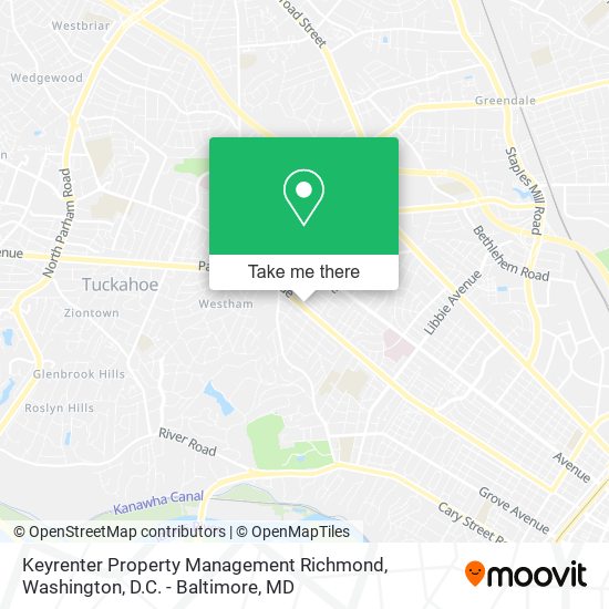 Mapa de Keyrenter Property Management Richmond