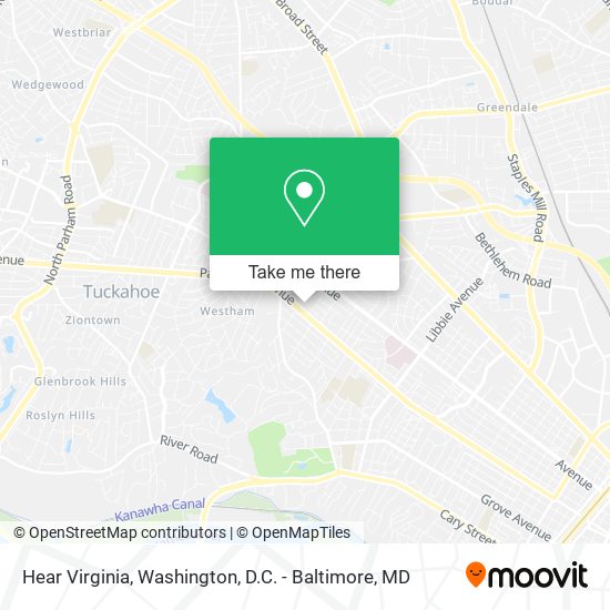 Mapa de Hear Virginia