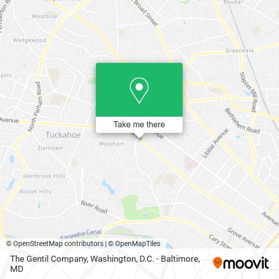 The Gentil Company map