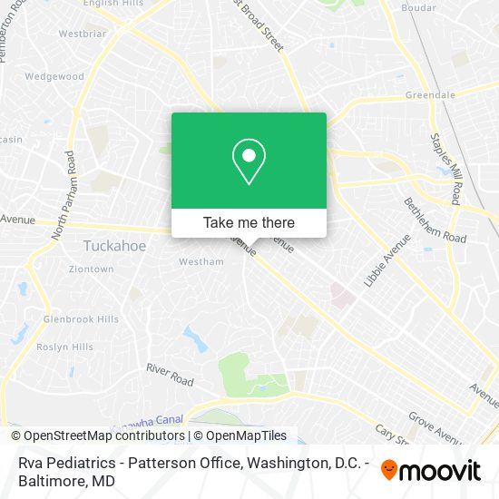 Mapa de Rva Pediatrics - Patterson Office